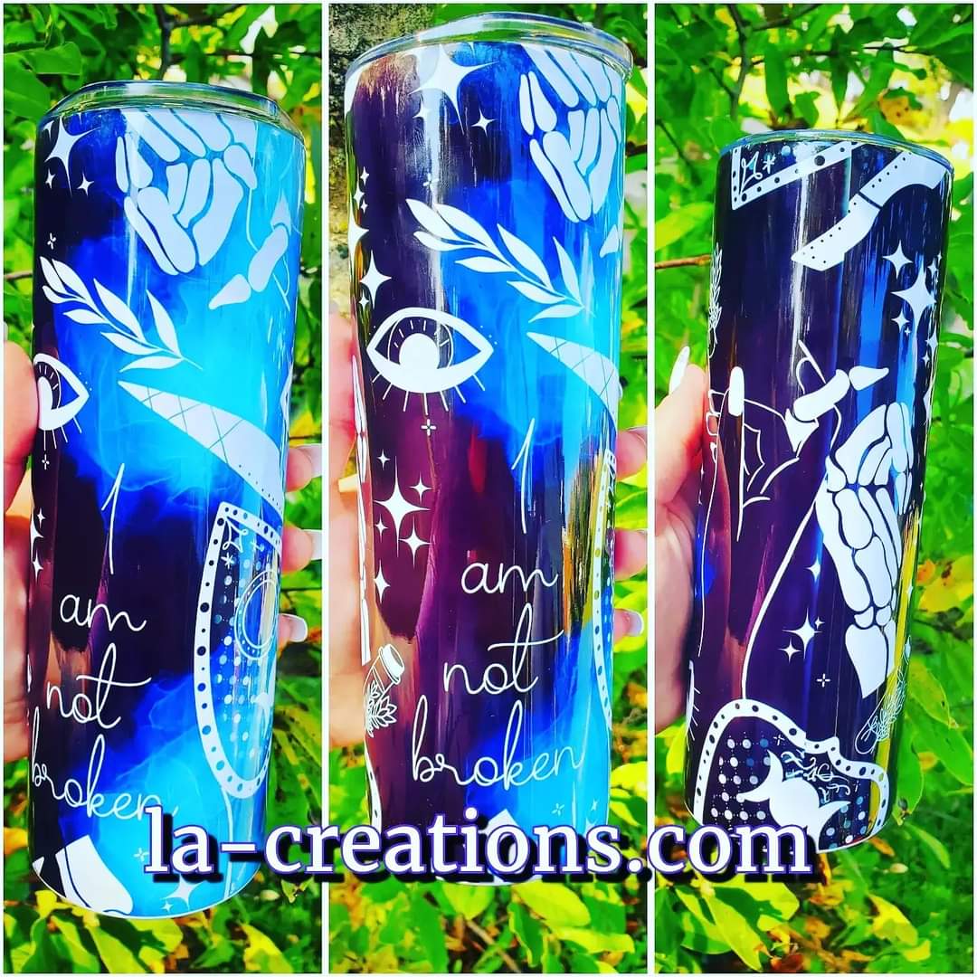 I am not broken 20oz Tumbler