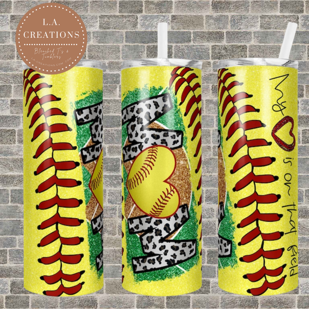 Softball Mom 20oz Tumbler