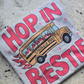 Hop in bestie