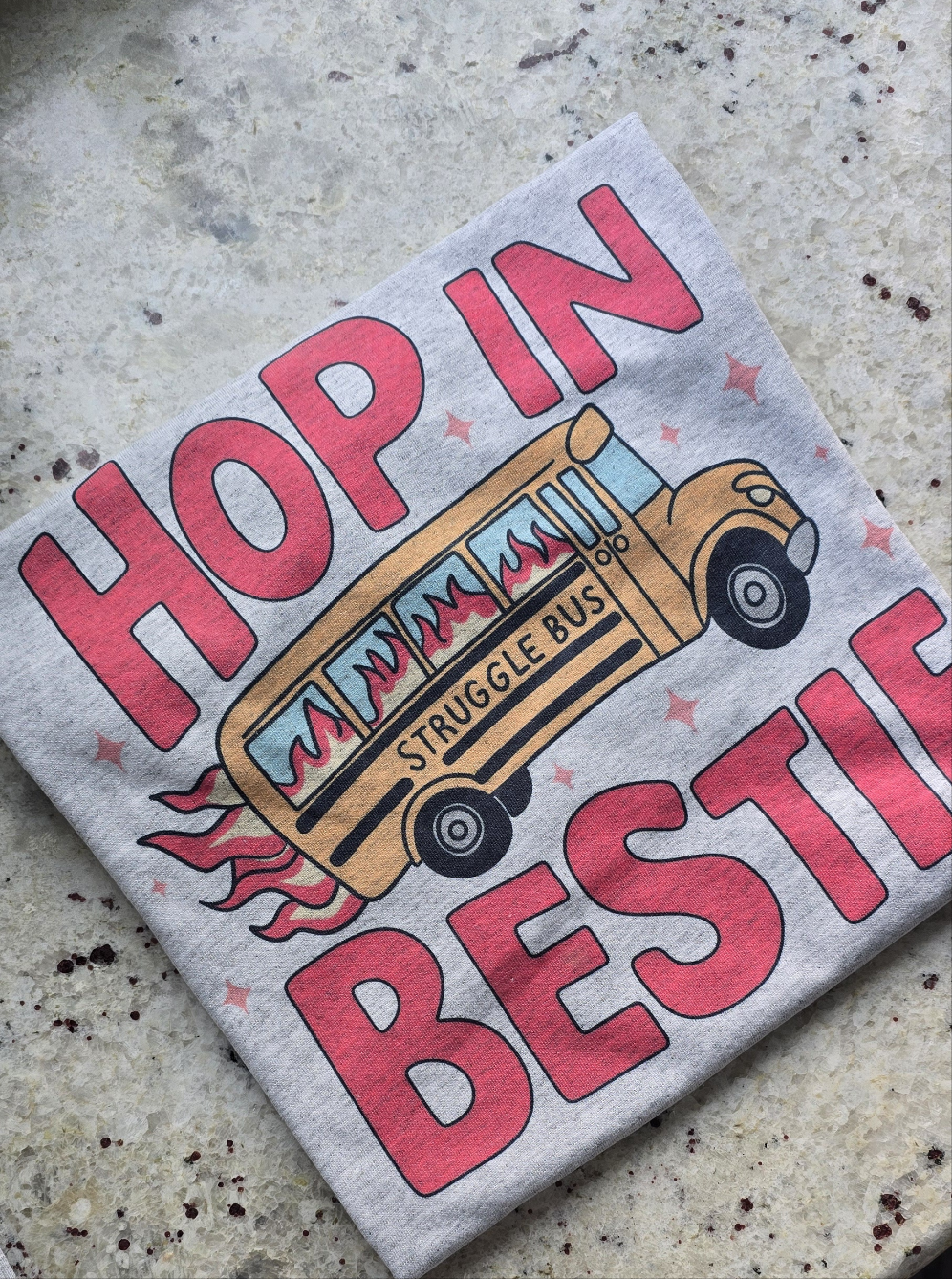 Hop in bestie