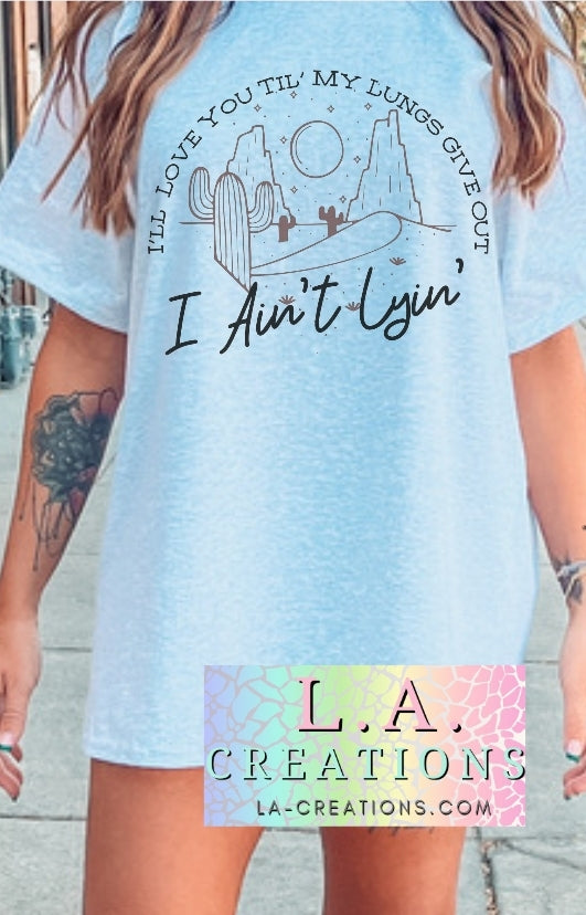 I'll love you till my lungs give out