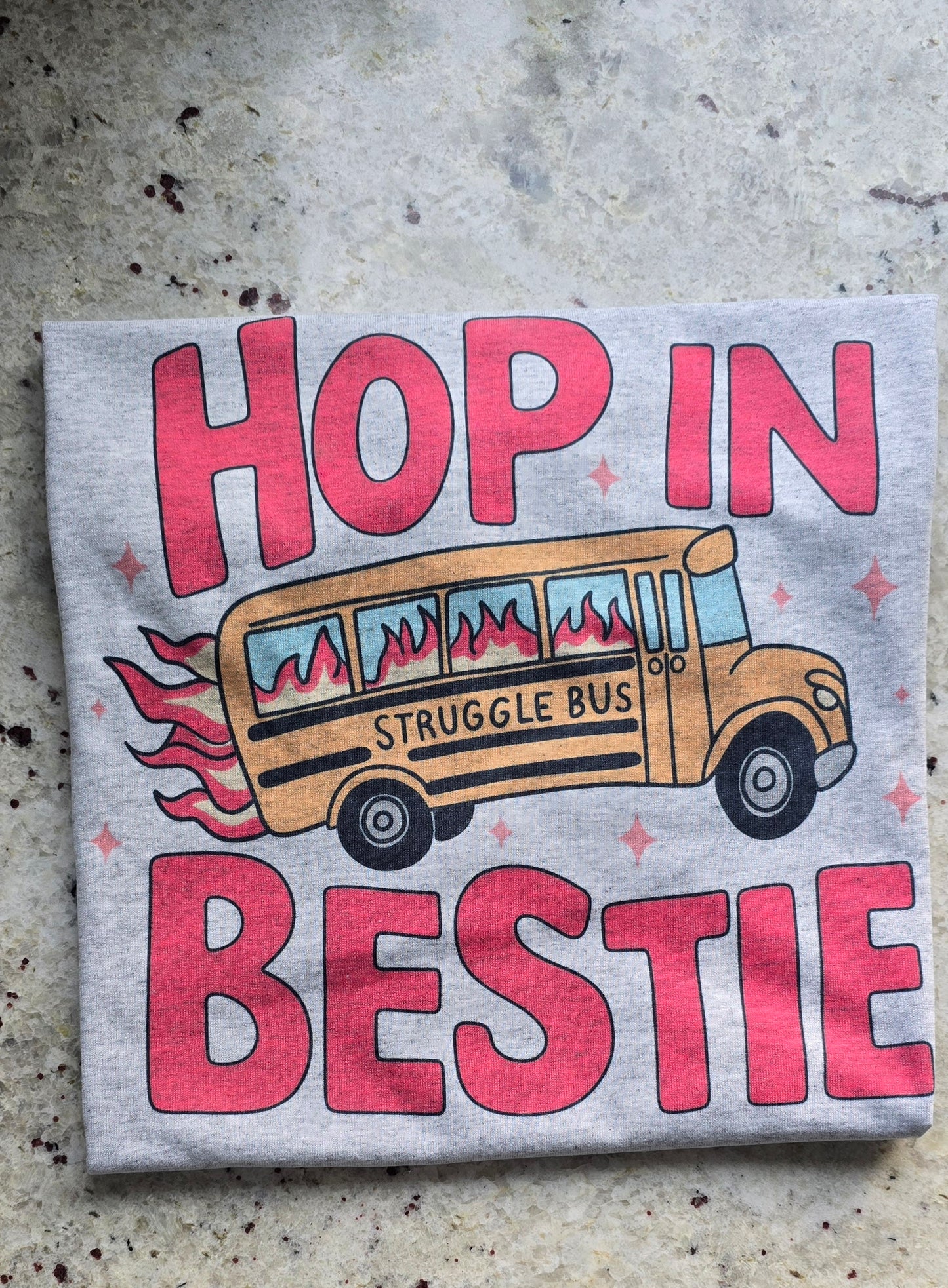 Hop in bestie
