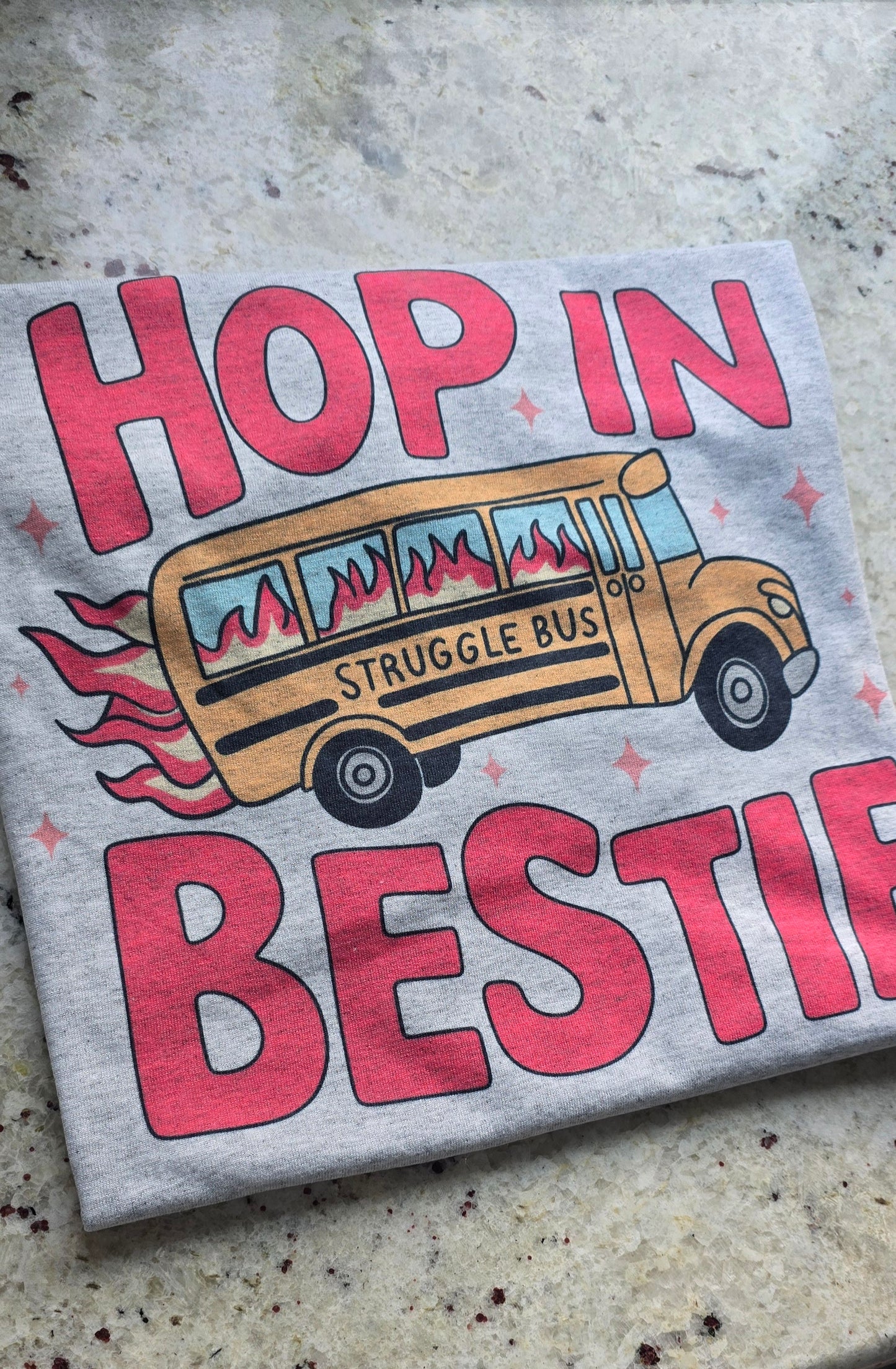 Hop in bestie