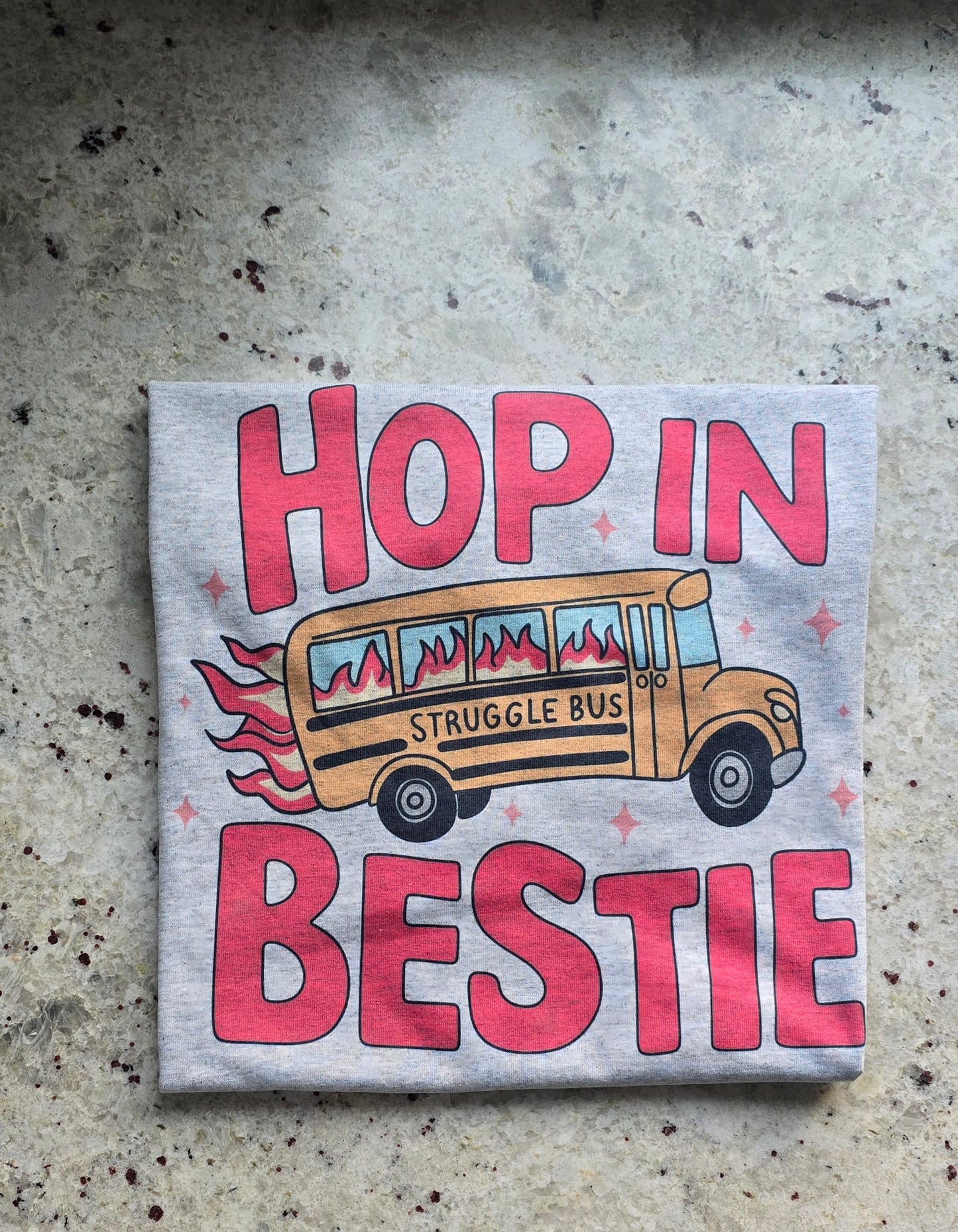 Hop in bestie