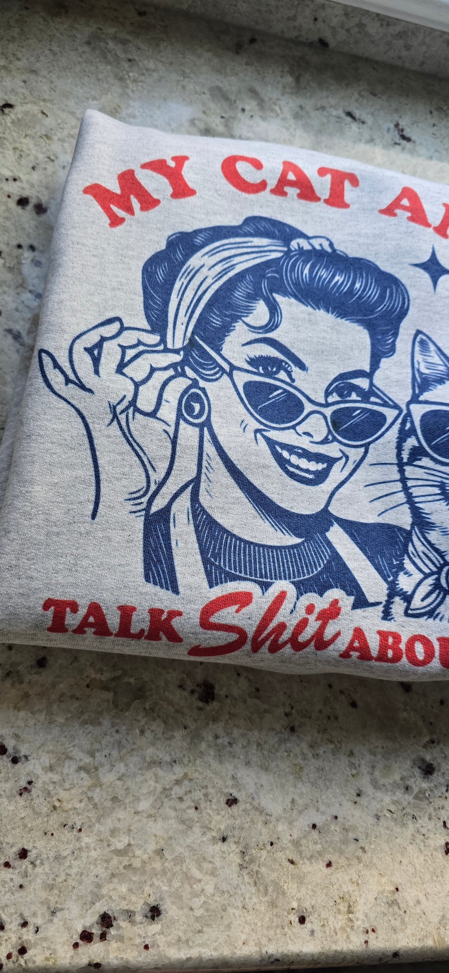 My cat and I talk shit about you