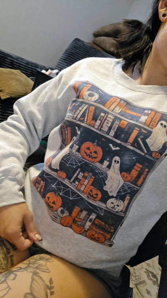 Halloween Ghosty Bookcase