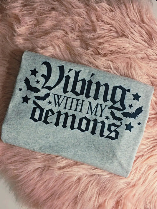 Vibing with my Demons Graphic Tee