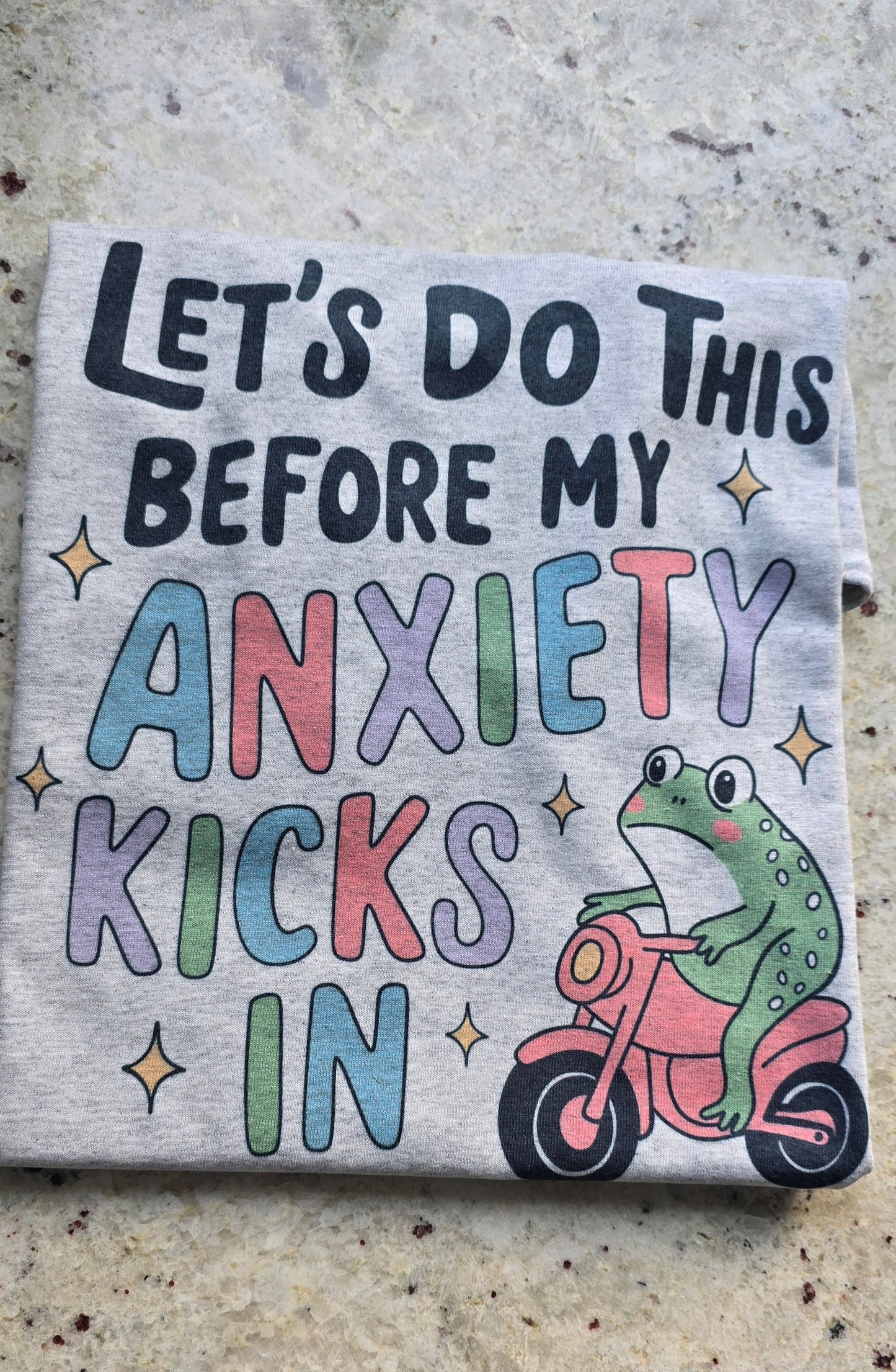 Let's do this before my anxiety kicks in