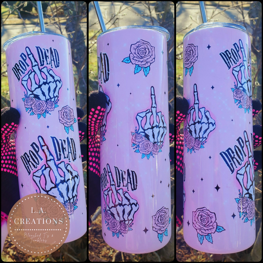 Drop Dead Skull 20oz Tumbler