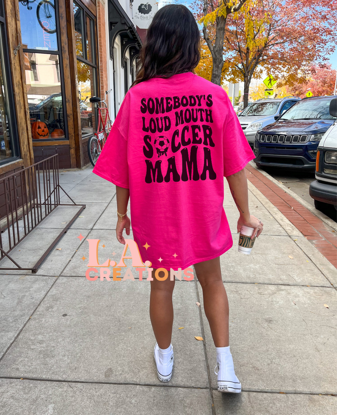 Somebody's loud mouth soccer mama Graphic Tee