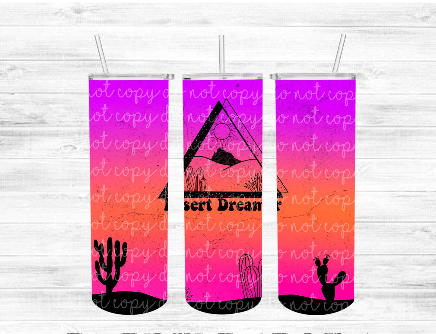 Desert Dreamer Neon 20oz Tumbler