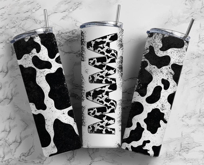 Cowprint Mama 20oz Tumbler