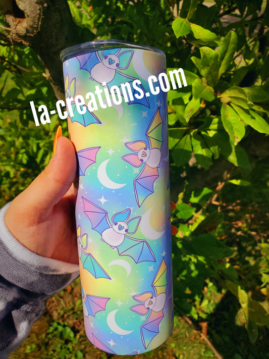 Pastel Goth Insomniac Bat 20oz Tumbler