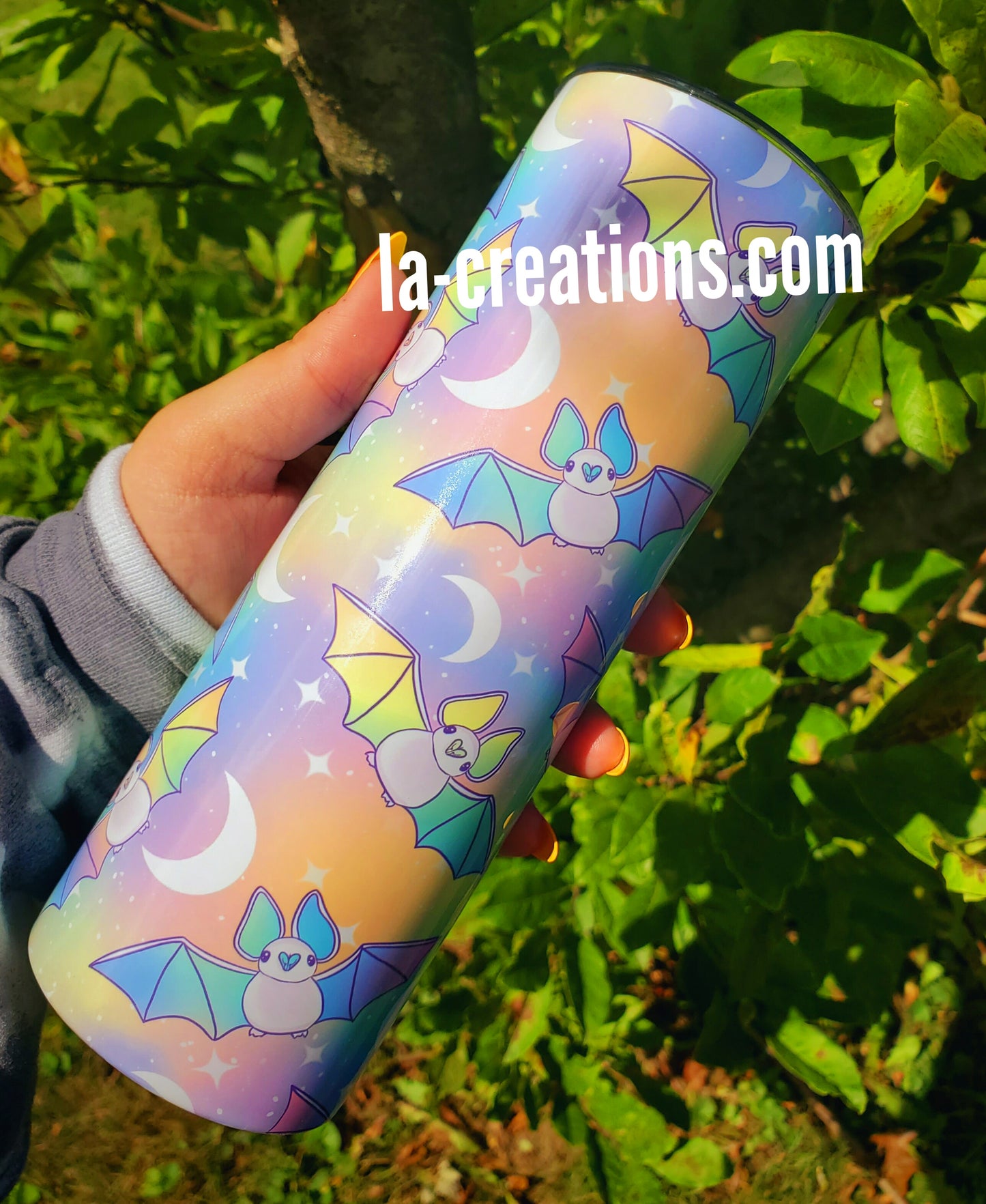 Pastel Goth Insomniac Bat 20oz Tumbler