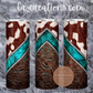 Western Cowhide 20oz Tumbler
