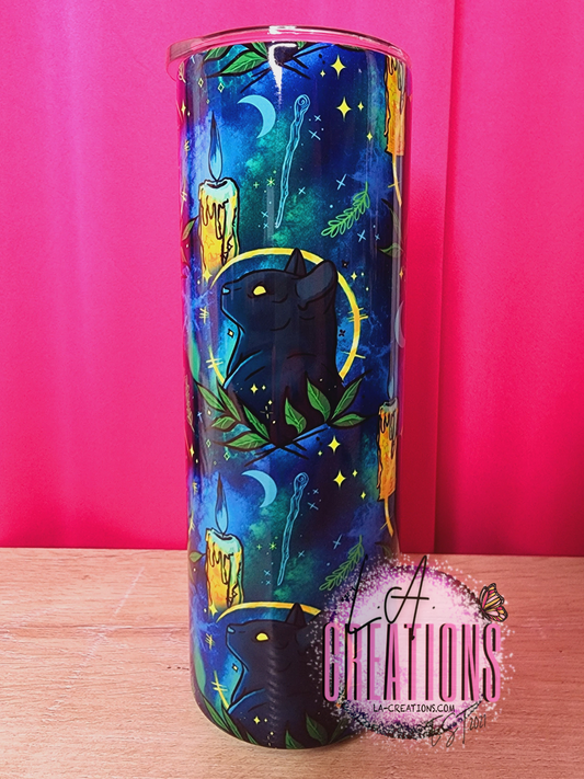 Halloween Cat 20oz Tumbler