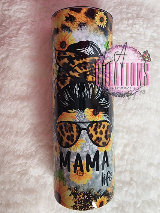 Sunflower Mama life 20oz Tumbler